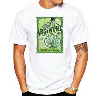 เสื้อยืดผ้าฝ้ายพิมพ์ลาย Absinthe 1871 เสื้อยืดลําลอง แขนสั้น คอกลม พิมพ์ลายแอลกอฮอล์ Psychedelic Ecstasy Cool แฟชั่นฤดูร