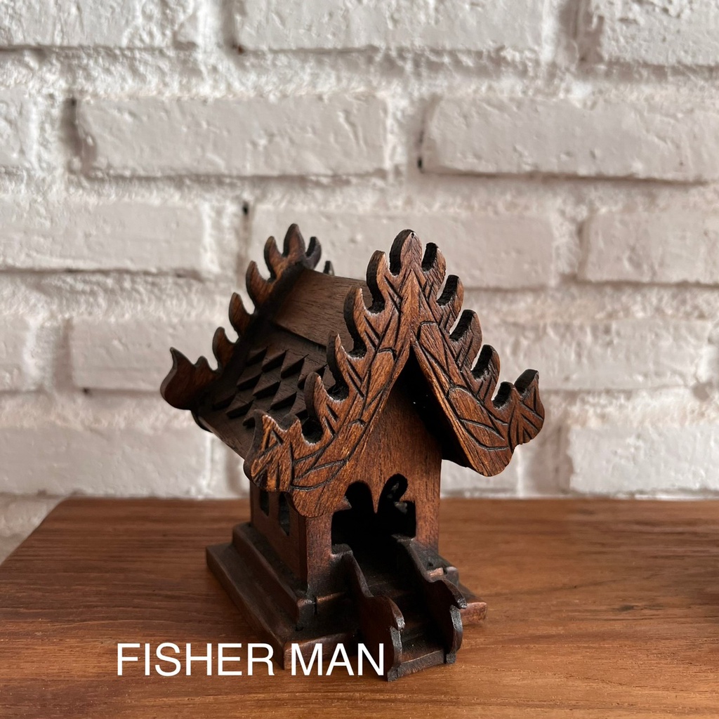 ศาลาจิ๋วไม้ ศาลจิ๋ว แบบมินิมอล (Mini Spirit House) by Fisher man