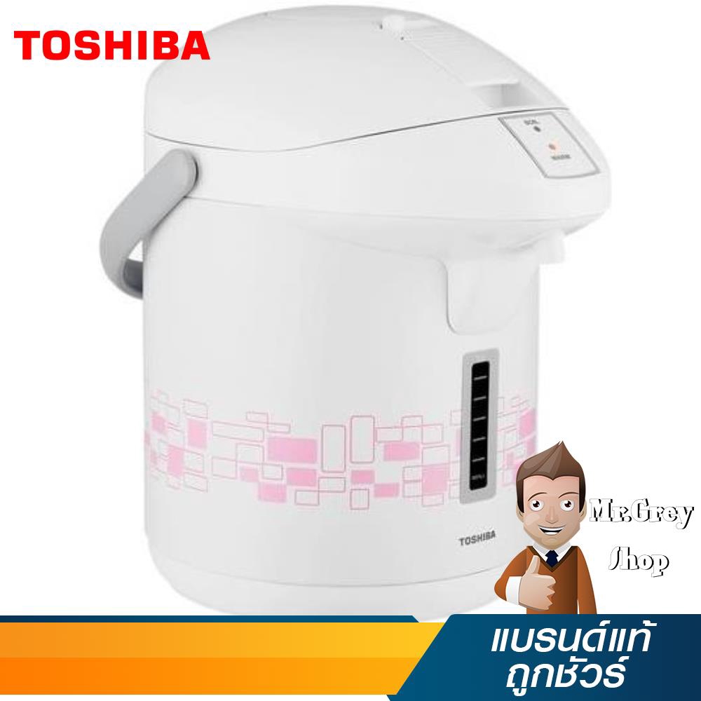 TOSHIBA กระติกน้ำร้อน 2.2 ลิตร สีขาวชมพู รุ่น PLK-G22E(SP) (16602)