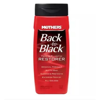 Mothers : MTH06112* น้ำยาเคลือบ Back-to-Black Trim &amp; Plastic Restorer 12oz.