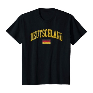 Bn3d9we23 เสื้อยืด ผ้าฝ้าย พิมพ์ลายธงชาติ Deutschland Flag Of Ger Pride Gery VVB32EW26003 สไตล์คลาสสิก สําหรับผู้ชาย