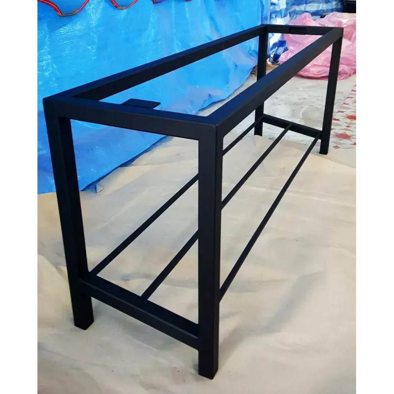 MPT Steel  ขาโต๊ะเหล็ก ขาเหล็กโต๊ะ ก25xส40xย100ซม. ขาเหล็กเก้าอี้ม้านั่งยาว สีดำด้าน
