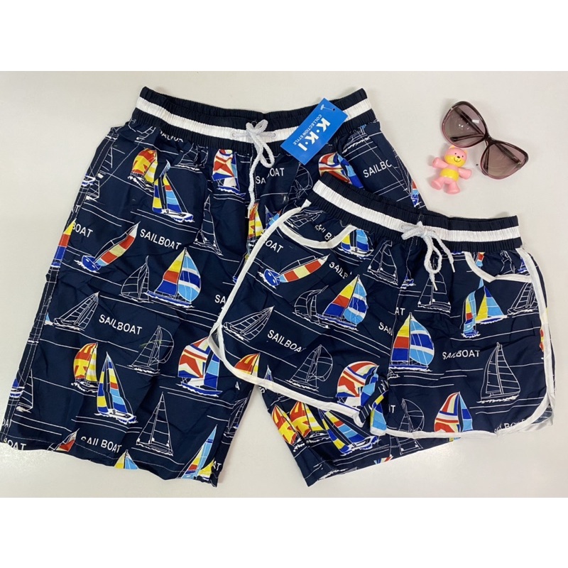 001#กางเกงคู่รักผ้าแห้งเร็วเย็นสบาย - รูปที่ 6