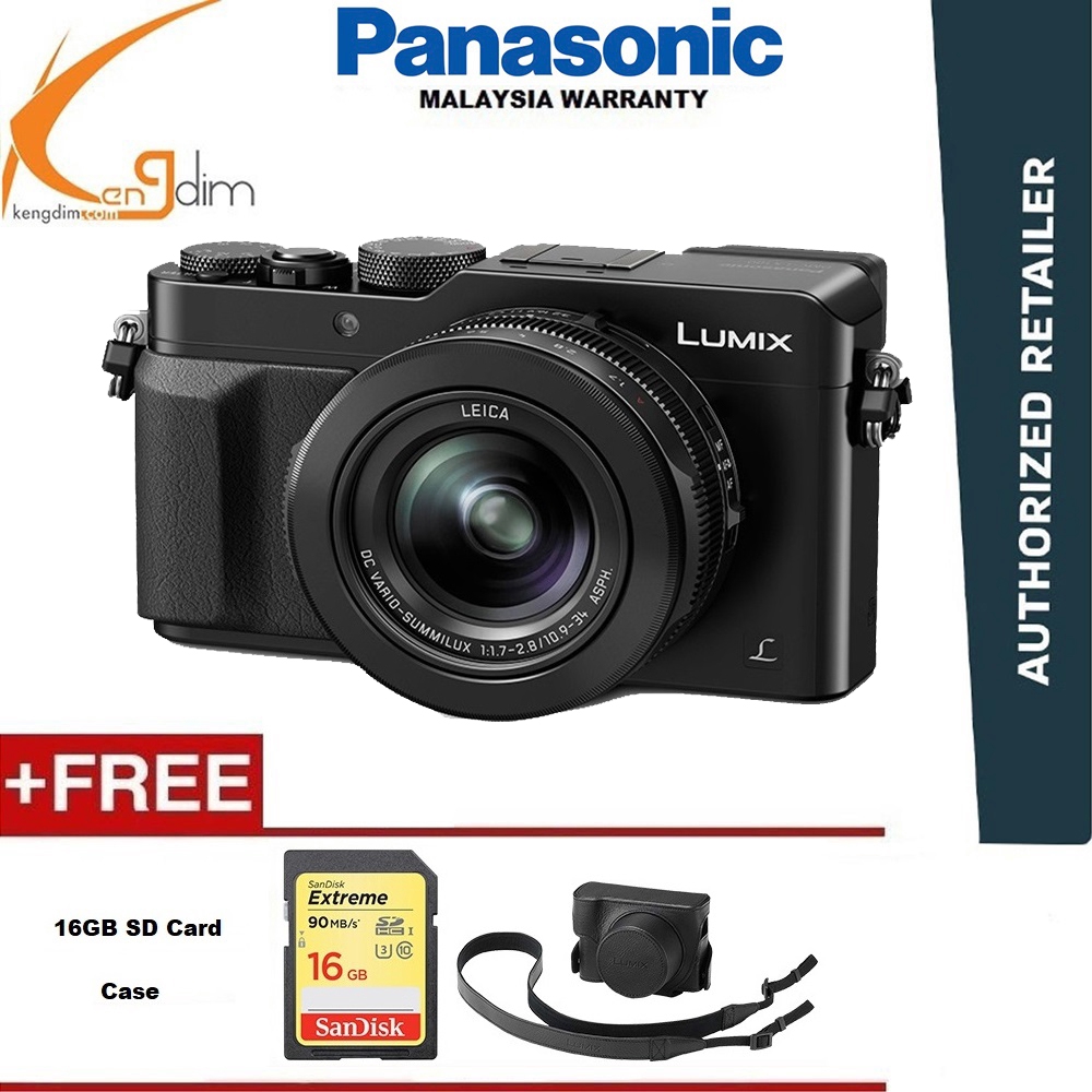 กล้องดิจิตอล Panasonic Lumix DMC-LX100 / LX100 (สีดํา)