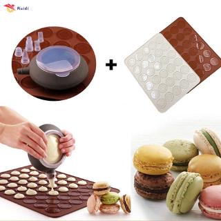 Macaroon Baking Mold Silicone Pot Sheet Mat Nozzles Set Oven DIY Decorative Cake Muffin Pastry Mould เสื่อแม่พิมพ์ซิลิโคน แม่พิมพ์ขนมมัฟฟิน เค้ก