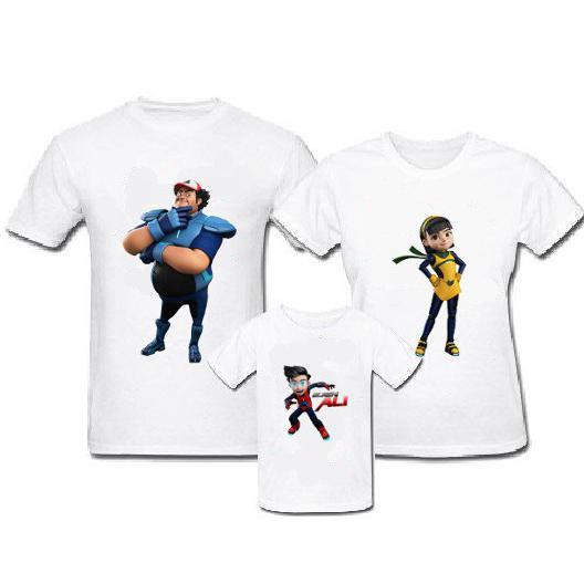 EJEN ALI 06 INFO MEMBER ENJEN ALI FRIENDS เสื้อยืด - EJEN ALI AGENT ALI TSHIRT - เสื้อยืด CHILDRENS 