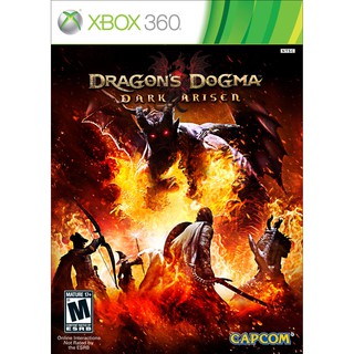 แผ่น XBOX 360 : Dragons Dogma Dark Arisen ( มี 2 แผ่น) ใช้กับเครื่องที่แปลงระบบ /JTAG/RGH