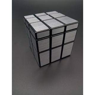 ของเล่น ลูกบิด รูบิคผึกสมอง shenshou mirrorcube silver 3*3*3