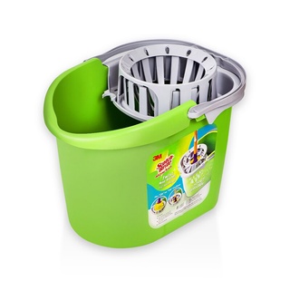 ถังบิดม็อบ สก๊อตช์-ไบรต์ ไม้ถูพื้น ไม้รีดน้ำ Scotch-Brite twist mop bucket