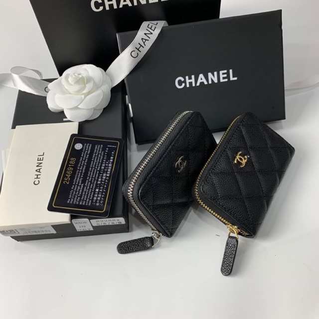 กระเป๋าสตางค์ Chanel หนังแท้