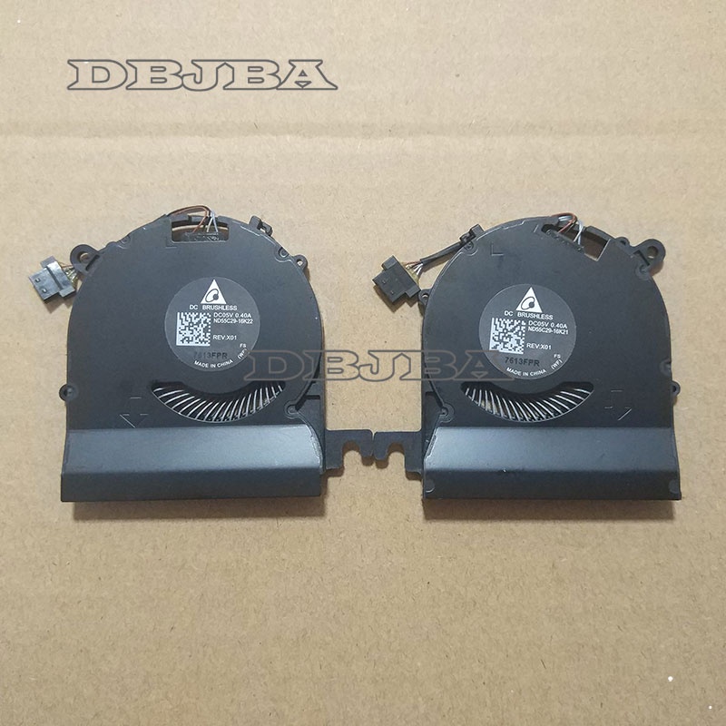 CPU GPU พัดลมระบายความร้อนสําหรับ HP ELITEBOOK X360 1020 G2 ND55C29-16K22 16K21 5V 0.4A