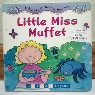 Babys First Nursery Rhymes. Little Miss Muffet. Brimax 1-3 Years- 73 A