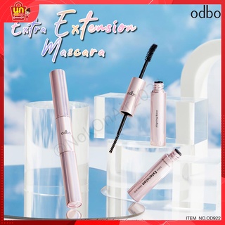 พร้อมส่ง มาสคาร่า มาสคาร่าเขียว มาสคาร่ากันน้ำ Odbo Extra Extension mascara 4+4g ที่ปัดขนตา 2ด้าน ปัดขนตา เพิ่มขนตาหนา ม