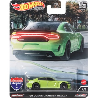 Hot Wheels Premium Car Culture American Scene 20 Dodge Charger Hellcat HCK04