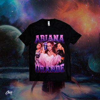 Pop TEE - ARIANA GRANDE เสื้อยืดลําลอง แขนสั้น คอกลม พิมพ์ลาย