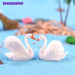 Beautyoufeel หงส์เรซิ่น ขนาดเล็ก สําหรับตกแต่งสวน