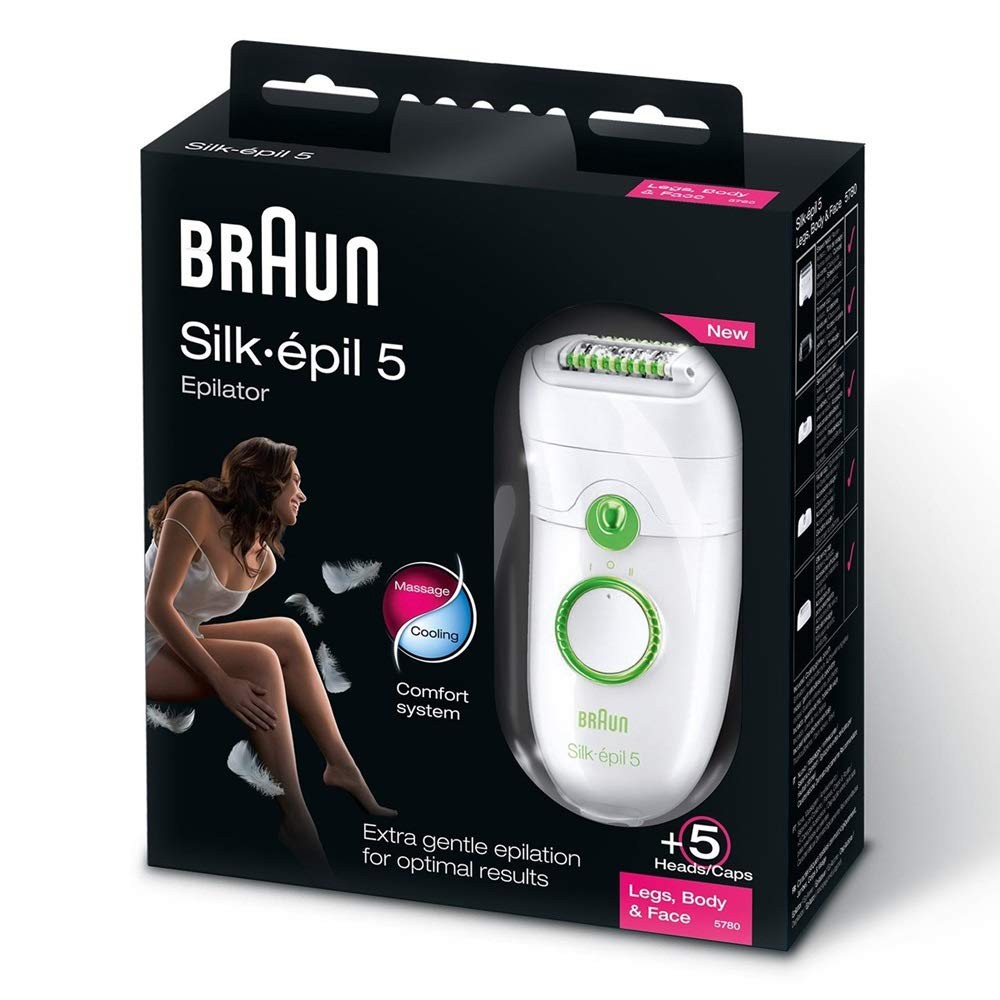 เครื่องถอนขนไฟฟ้า Braun Silk-Epil 5 รุ่น 5780