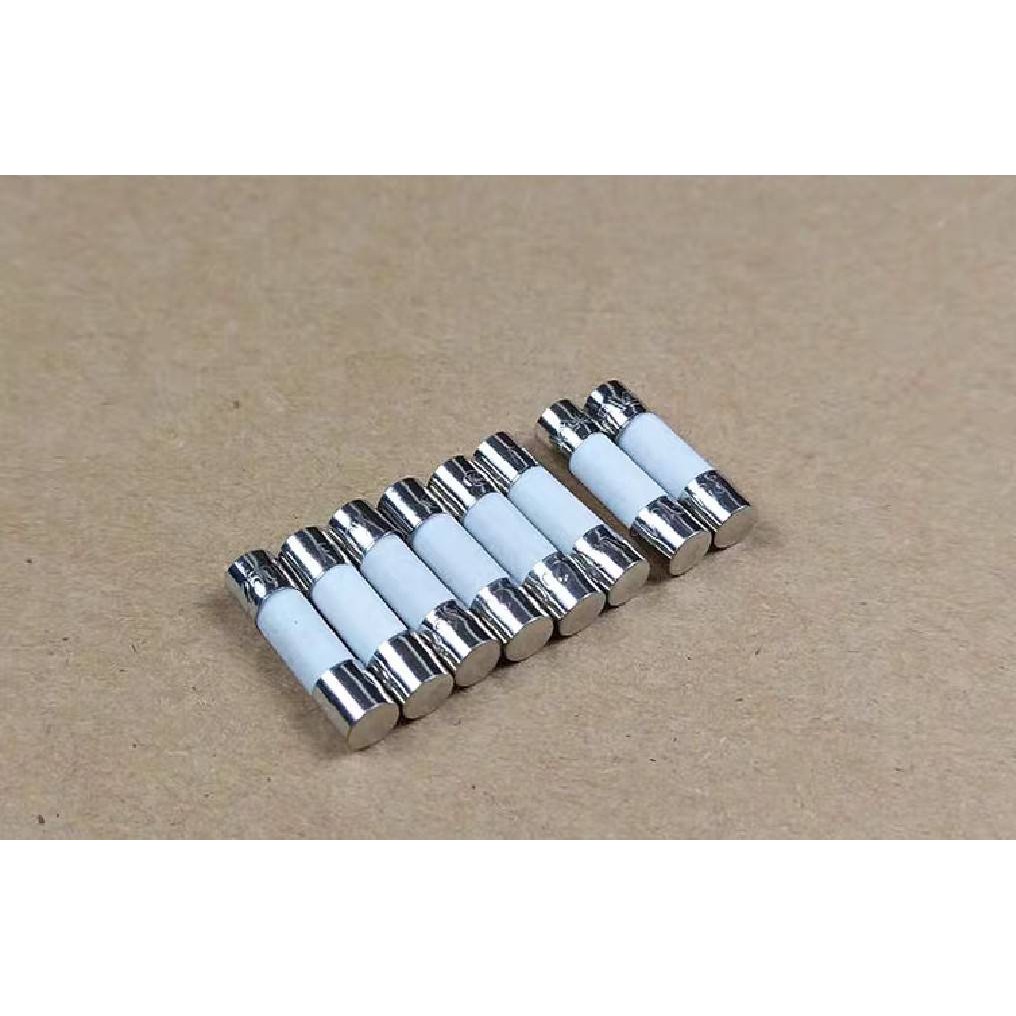 ฟิวส์เซรามิค ขาดช้า 5x20mm 3.15A / 6.3A /10A 250V #ฟิวส์เซรามิก​#ฟิวส์​หลอดแก้ว#ฟิวส์6.3A#Fuse#ฟิวส์