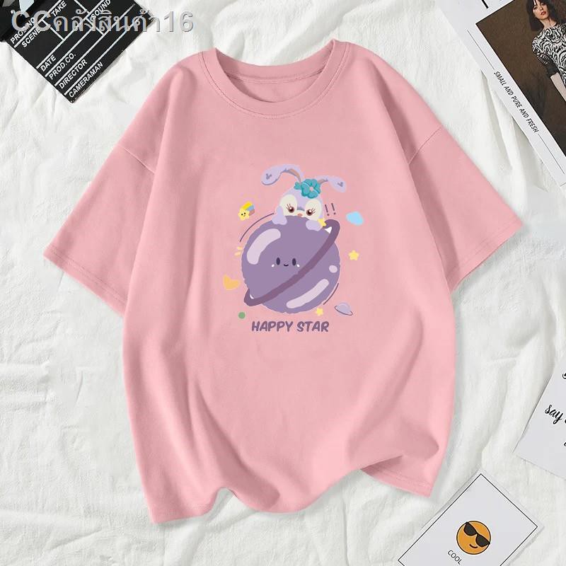 ☋CCshop เสื้อยืดผู้หญิงสาวลายการ์ตูนน่ารัก#88161