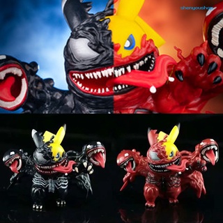 ฟิกเกอร์ Venom Venom 3D Venom Pikachu เครื่องประดับสําหรับตกแต่ง