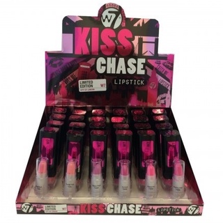 ส่งฟรีทั่วไทย!! W7 Kiss Chase Lipstick (Limited Edition) ลิปสติก ดับบลิว เซเว่น รุ่นลิมิเต็ด อิดิชั่น สวย ติดทน