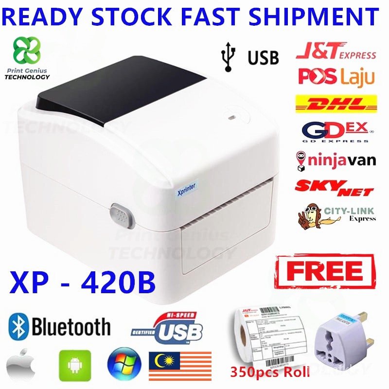XPRINTER WIFI USB Bluetooth OTG Thermal Printer XP460b XP420b 460B 420B ...