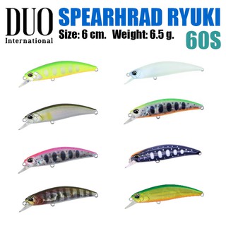 DUO SPEARHEAD RYUKI 60S ขนาด 6 cm.เหยื่อปลอม เหยื่อตกปลา เหยือ เหยื่อจม เหยื่อดำลึก