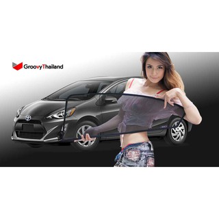 ม่านบังแดดรถเข้ารูป TOYOTA PRIUS C R-row (1 pcs)