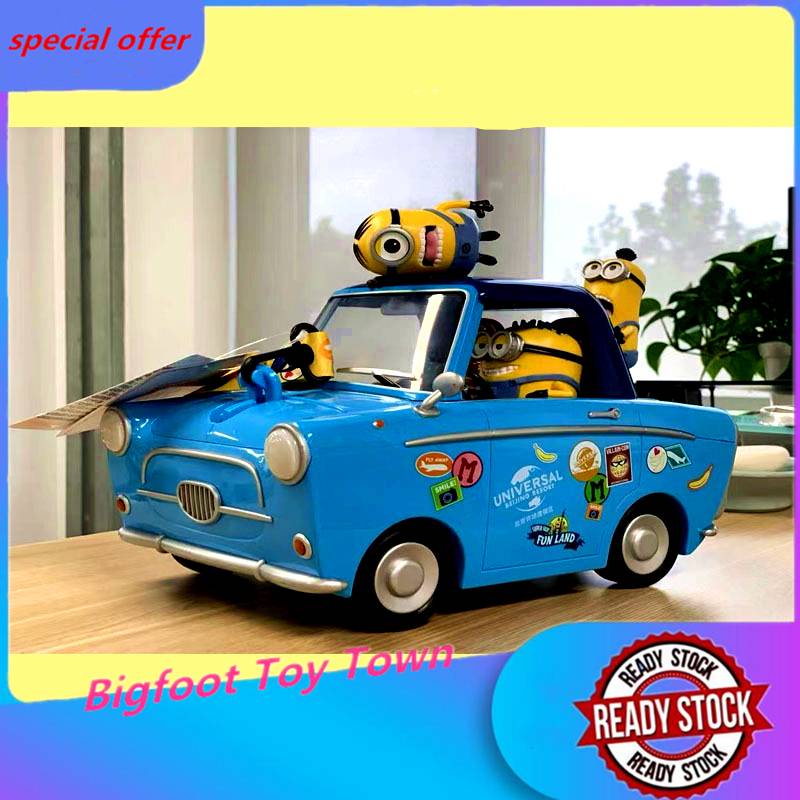 Beijing Universal Studios Minion popcorn ถังป๊อปคอร์นสไตล์รถมินเนี่ยน