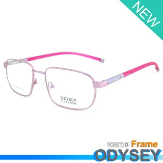 Odysey แว่นตา รุ่น 4294 C-7 สีชมพู กรอบเต็ม ขาสปริง วัสดุ สแตนเลส สตีล (สำหรับตัดเลนส์) Eyeglasses