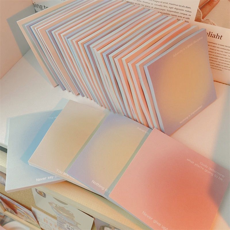 ไล ่ ระดับสีหมายเหตุ Ins Memo Pad Memo Note Sticky เครื ่ องเขียน