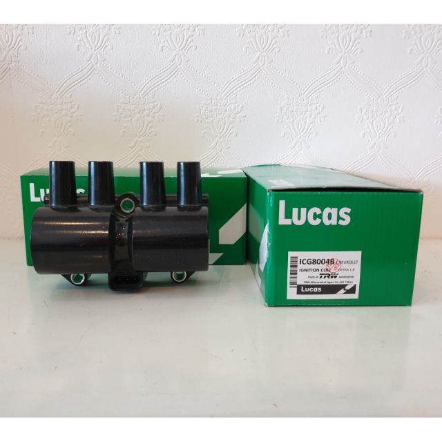 คอยล์ Lucas สำหรับ Chevrolet Optra 1.8 , Aveo 1.4 & 1.6 , Cruze 1.6 , Captiva 2.4L เบอร์ ICG8004B รั