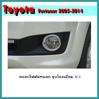 ครอบไฟตัดหมอก FORTUNER 2012-2014 ชุบโครเมี่ยม V.1