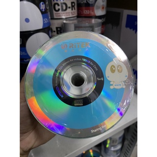 ราคาCD-R Ritek (Pack.50)ลายการ์ตูน CD-R RECORDDABLE 52X 80min ความจำ 700MB