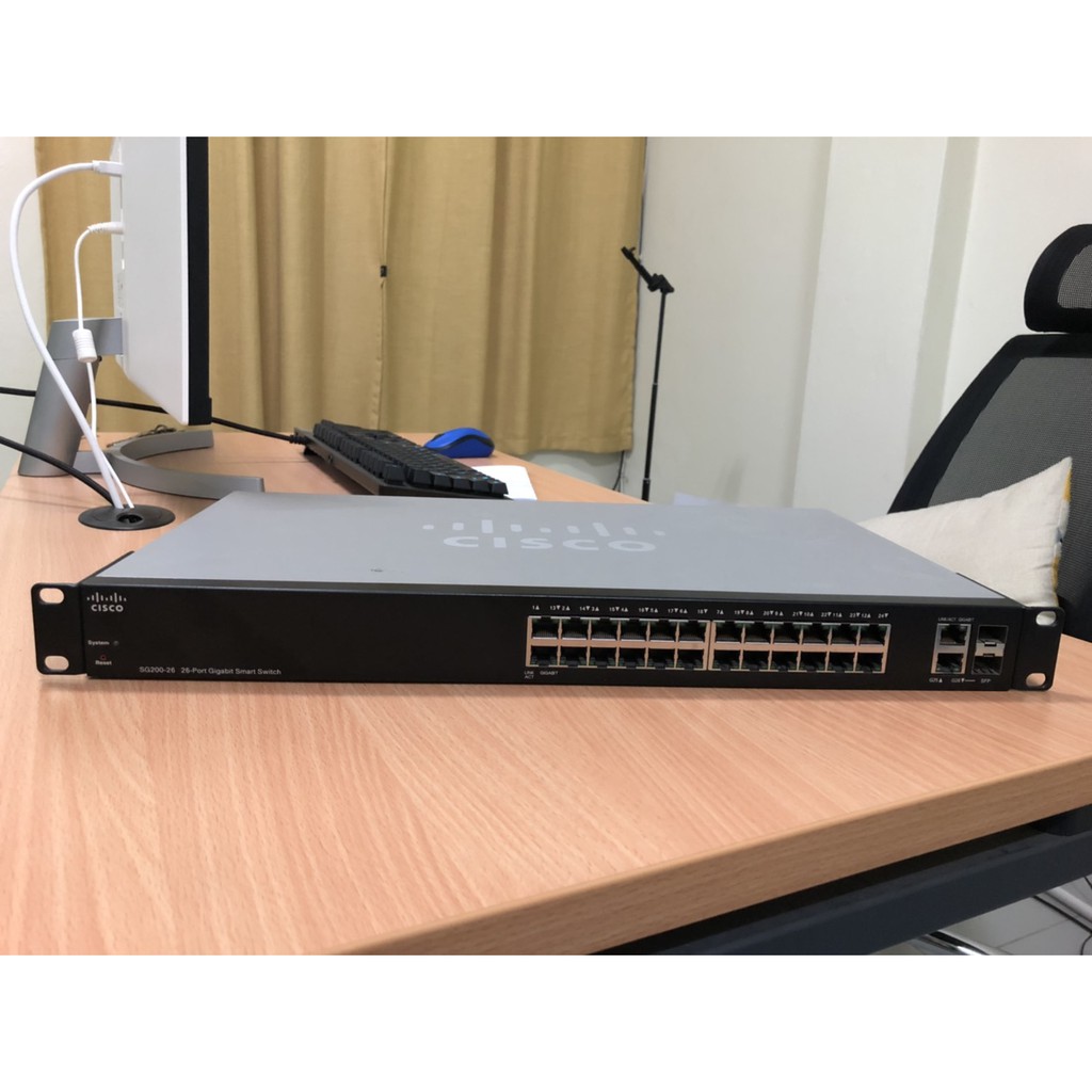 CISCO SG200-26 26-port Gigabit Smart Switch | Shopee Thailand