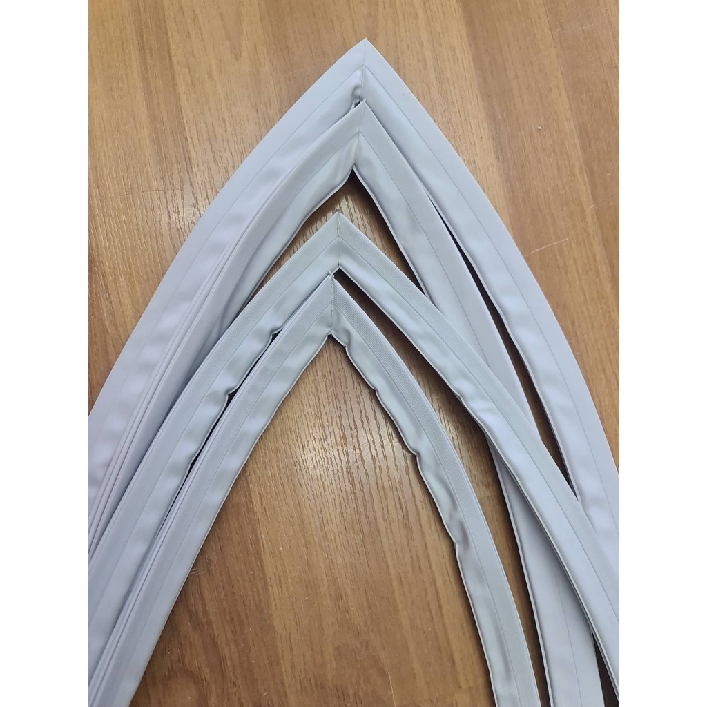 0000833 ขอบยาง ประตู ตู้เย็น Sharp ชาร์ป รุ่น SJ-FX79T-SL ยางขอบประตูตู้เย็น ขอบยางประตู ตู้เย็น 4 ป