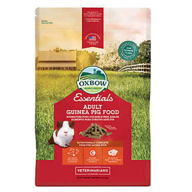 Oxbow Essentials - Adult Guinea Pig Food อาหารกินนี่พิก หนูแกสบี้