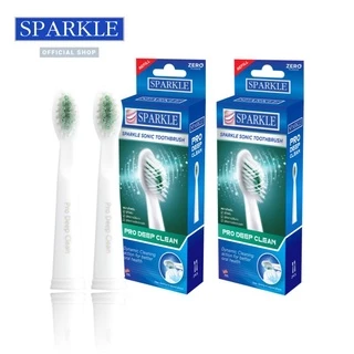 [แพ็ค 2] Sparkle หัวแปรงสีฟัน สำหรับแปรงสีฟันไฟฟ้า (รีฟิล) Sonic Toothbrush รุ่น Pro Deep Clean (Refill) (10SK00087X2)