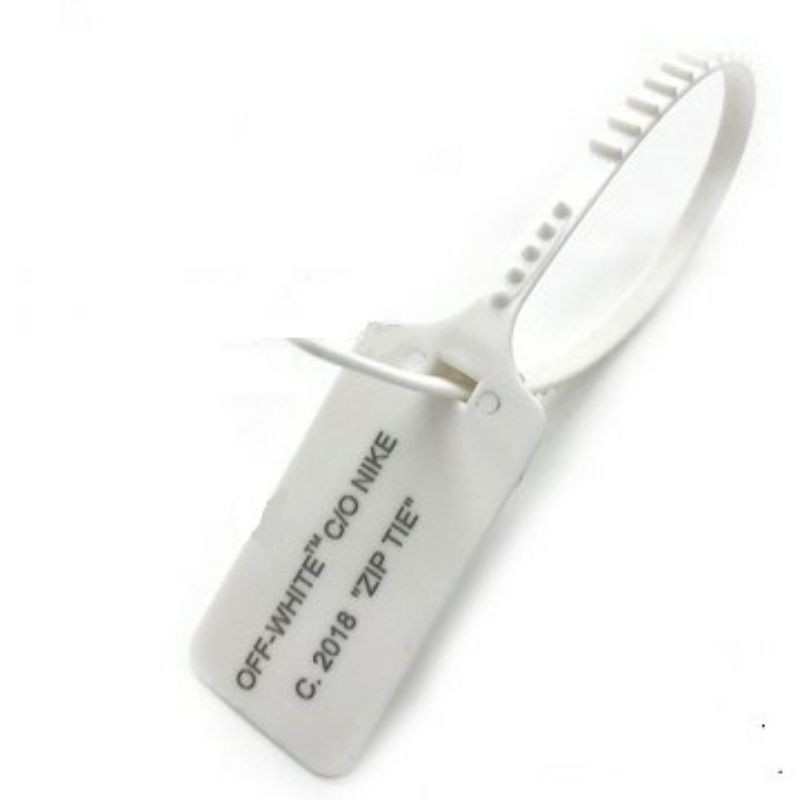 Zip Tie Off White "มีวงรี" Replacement Cream & White Color สีใส  สีครีม และสีขาว Nike X Off White ปี