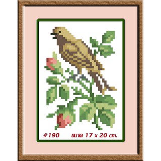 ไอแอมครอสติช iamcrossstitch DIY รหัสTmini-190 17x20 cm. ชุดอุปกรณ์งานฝีมือปักครอสติชครบชุด