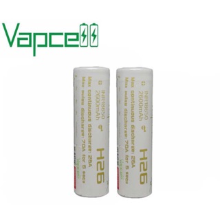 H26 Vapcell INR18650 2600mAh2ก้อน