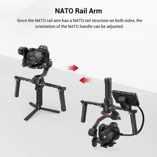 SmallRig Dual Handle Handgrip for DJI RS 4, RS 4 Pro, RS 3 , RS 3 Pro, RS 2 , RSC 2 Gimbal --3027
