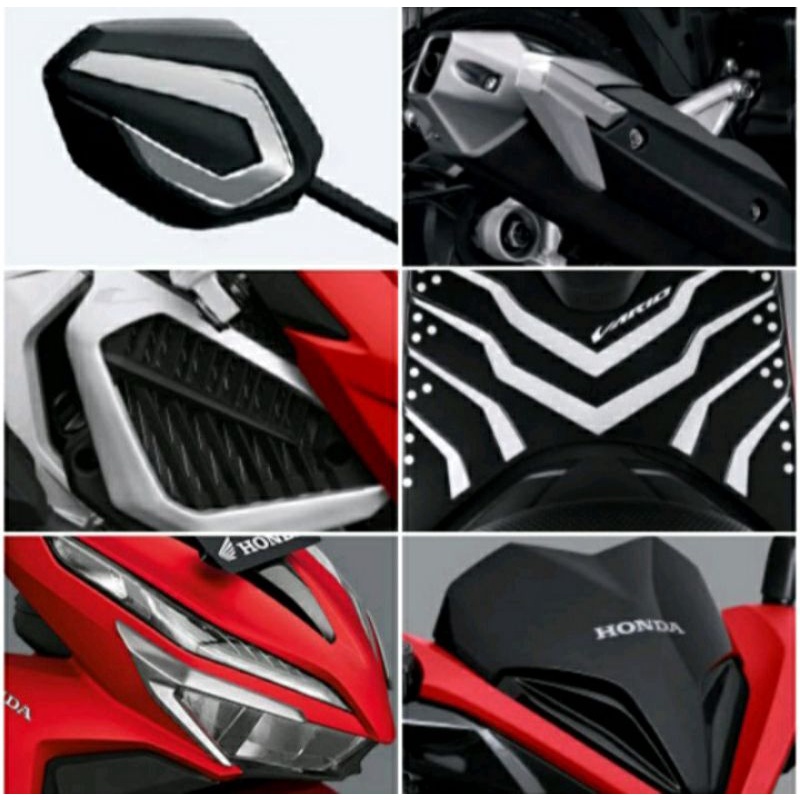 อุปกรณ์เสริม Vario ใหม่ Vario 125 150 2019-2022 ahm garnish ดั้งเดิม