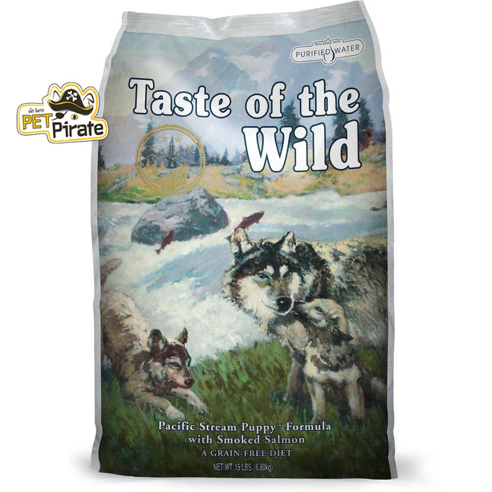 Taste of the Wild อาหารเม็ดสำหรับลูกสุนัข โฮลิสติก เกรนฟรี สูตรสโมค