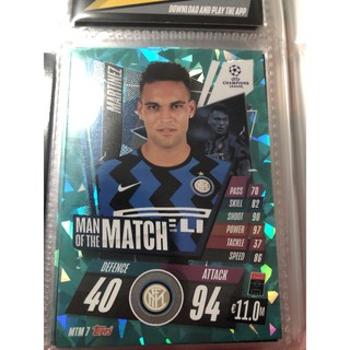 2020-21 Topps UEFA Champions League Match Attax Cards Man of the Match (Update)