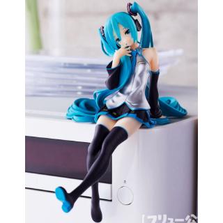 New Cute Anime Vocaloid Hatsune Miku Noodle Stopper Miku Statue PVC Action Figure Collectible Model