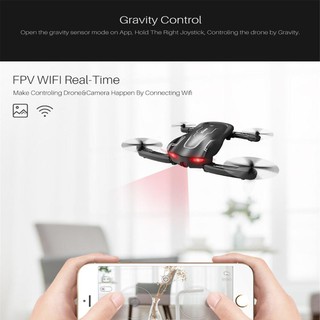 SYMA SELFIE DRONE Z1  โดรนจิ๋วพับได้  ใส่กระเป๋า/ โดรนเซลฟี่ บินนิ่ง ถ่ายวีดีโอ HD2 720P กล้องปรับมุมได้  ภาพนิ่ง