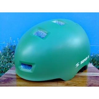 หมวกจักรยาน SUPER D รุ่น HELMET สีเขียว SIZE L