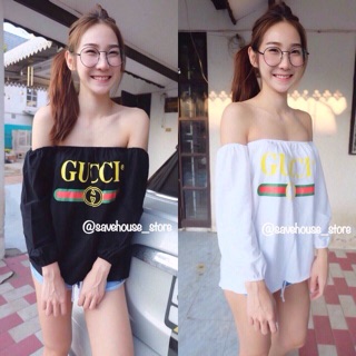 เสื้อเกาะอก ปาดไหล่