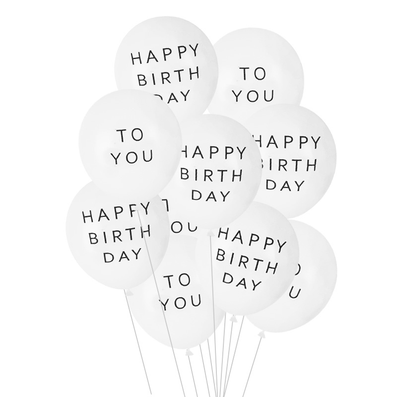 ลูกโป่งยางฮีเลียม ลายตัวอักษร Happy Birthday To You สําหรับตกแต่งปาร์ตี้วันเกิด งานแต่งงาน เบบี้ชาวเวอร์ 15 ชิ้น - รูปที่ 4